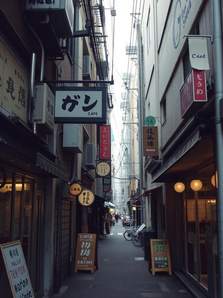 A lively street in Shimokitazawa, Tokyo